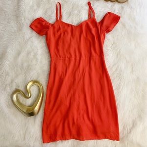 Express Orange Dress